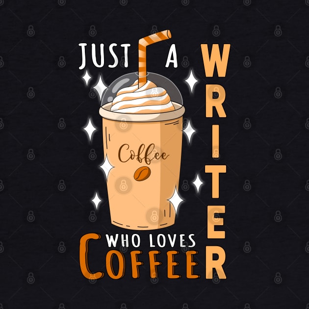 Writer Who Loves Coffee Design Quote by jeric020290